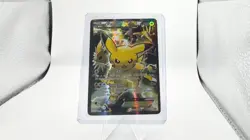 2016 Pokemon TCG Card Pikachu EX XY124 Black Star Promo - Image 1