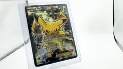 2016 Pokemon TCG Card Pikachu EX XY124 Black Star Promo - Image 4