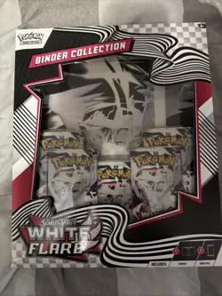 Pokemon White Flare Binder Collection Box (Sealed) - Image 1