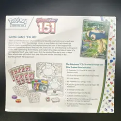 Pokemon Scarlet & Violet 151 Elite Trainer Box Exclusive Snorlax 2023 English - Image 2
