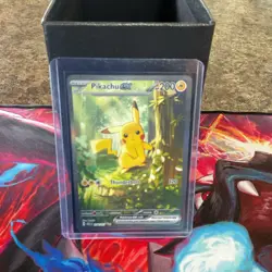 Pokemon Pikachu EX Holo 200 HP 120 Attack Card 276/217 Electric Basic - Image 1