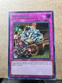 *** WEIGHBRIDGE *** 1ST EDITION SECRET RARE PHHY-EN078 MINT/NM YUGIOH! - Image 1