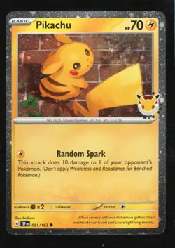 Pokemon Pikachu (Pokemon Day 2026) Miscellaneous Cards & Products #051/162 NM - Image 1