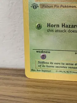 Pokemon TCG Nidoran Base Set 55/102 1st Edition Shadowless - Image 4