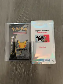 4x Pokemon Celebrations 25th Anniversary Booster Pack 1 Factory Sealed TCG - Image 1
