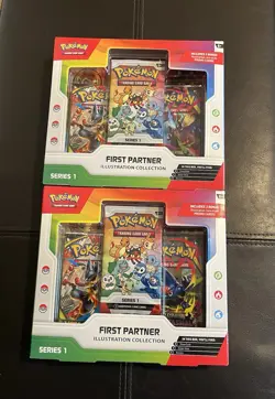 Pokemon TCG: First Partner Illustration Collection Series 1 Lot of 2 - Image 1