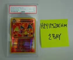 PSA 8.5 Charizard Reverse Foil 2016 Pokemon tcg xy evolutions 11/108 - Image 1