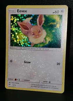 Pokemon - Eevee - 12/12 McDonald's Promos 2019 12/12 Confetti Holo Promo NM - Image 2