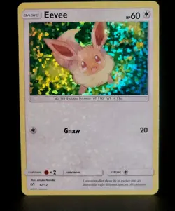 Pokemon - Eevee - 12/12 McDonald's Promos 2019 12/12 Confetti Holo Promo NM - Image 5