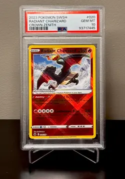 Pokemon SWSH Radiant Charizard Crown Zenith 020/159 Psa 10 Gem Mint - Image 1