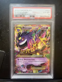 M Gengar EX 121/119 Secret Ultra Rare Holo XY Phantom Forces PSA 6 Pokemon TCG - Image 2