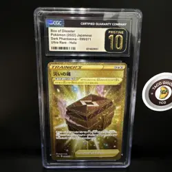 CGC Pristine 10 Pokemon Box of Disaster Ultra Rare Holo 2022 JP Dark Phantasma - Image 1