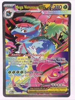 Pokemon TCG Mega Venasaur EX 177/132 Secret Rare Holo NM SMALL DMG - Image 1