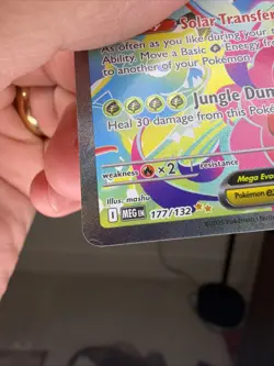 Pokemon TCG Mega Venasaur EX 177/132 Secret Rare Holo NM SMALL DMG - Image 3