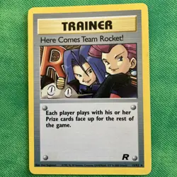 Pokemon TCG Here Comes Team Rocket! Team Rocket Holo Rare 15/82 Trainer - Image 1