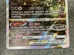 Pokemon SWSH Crown Zenith Galarian Gallery Leafeon VSTAR GG35/GG70 Holofoil NM - Image 4