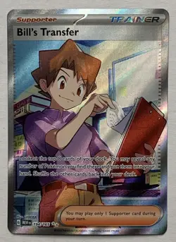 Pokemon Scarlet & Violet 151 Bill's Transfer 194/165 Full Art Trainer NM - Image 1