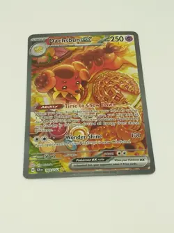 Dachsbun ex 169/142 Sv07: Stellar Crown Special Illustration Rare Pokemon - Image 3