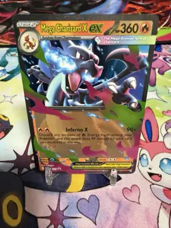 Mega Charizard X ex 029 Holo Promo Mega Evolution Promo Pokemon - Image 1