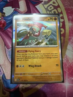 Hawlucha 118/198 Holo Rare Pokemon TCG Scarlet & Violet Base Set LP - Image 1