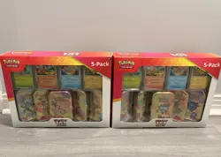 2x Pokemon Scarlet & Violet 151 Mini Tin 5-Pack Box Booster - Image 1