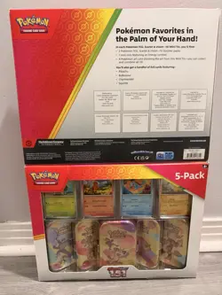 2x Pokemon Scarlet & Violet 151 Mini Tin 5-Pack Box Booster - Image 2