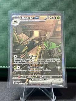 Pokemon Sinistcha ex 210/167 Twilight Masquerade Holo Special Illustration Rare… - Image 1