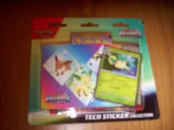 POKEMON TCG SCARLET & VIOLET PRISMATIC EVOLUTIONS LEAFEON STICKER COLLECTION - Image 2
