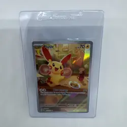 2023 Pokemon TCG Plusle 193/182 Paradox Rift Illustration Rare - Image 3