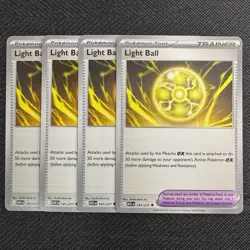 4x Light Ball | 191/217 NM | Ascended Heroes | UC | Pokemon TCG Playset - Image 1