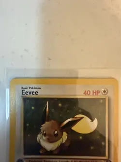 Pokemon Eevee 55/82 Team Rocket 1st Edition Regular Basic Common 40 HP - Image 2