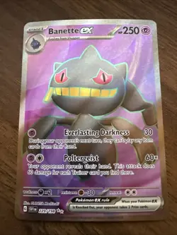 Pokemon Banette ex 229/198 SV01: Scarlet & Violet Base Set Ultra Rare Holo - Image 1