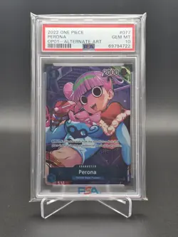One Piece Perona Box Topper OP01-077 PSA 10 - Image 1