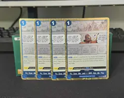 X4 One Piece OP10-059 Follow Me and I Will Guide You RARE ENGLISH Foil - Image 1