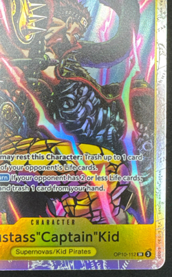 EUSTASS "CAPTAIN" KID OP10-112 NM SR ROYAL BLOOD ONE PIECE 2025 - Image 2