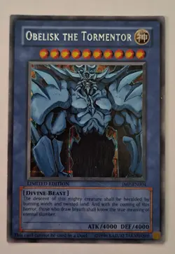Yugioh! Obelisk the Tormentor - JMP-EN004 Limited Edition Card - Image 1