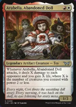 4x Arabella, Abandoned Doll NM-Mint, English Duskmourn: House of Horror MTG Magi - Image 1