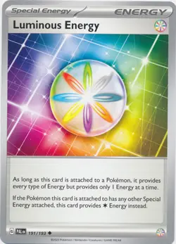 x4 Luminous Energy - 191/193 - Uncommon Pokemon SV02 Paldea Evolved M/NM - Image 1
