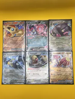 Pokemon TCG Mini Ex Lot (6) NM Slaking Ex, Munkidori Ex, Victini Ex… - Image 1
