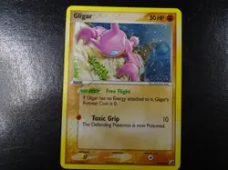Gligar Common Reverse Holo Unseen Forces 57/115 HP Pokemon TCG - Image 1