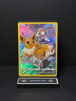 Pokemon Brilliant Stars Trainer Gallery Ultra Rare Eevee #TG11 LP - Image 1