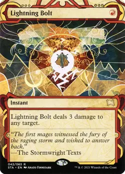Lightning Bolt- Strixhaven Mystical Archive Showcase Regular MTG-NM - Image 1