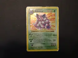 Pokemon TCG Nidoking 11/102 Base Set Holo Rare HP Condition #2 - Image 1