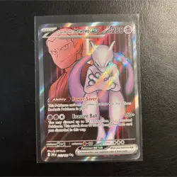 Team Rocket's Mewtwo ex 213/182 Sv10: Destined Rivals Ultra Rare Holo Pokemon - Image 1
