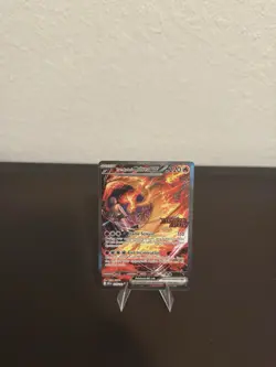 Pokemon Team Rocket’s Moltres Ex 229/182 Destined Rivals Stamped NM - Image 1