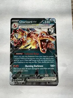 Charizard ex 125/197 SV03: Obsidian Flames Pokemon TCG NM Fast Shipping - Image 1
