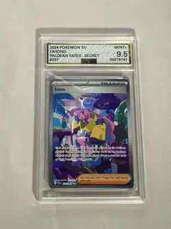 Pokemon Graded 9.5 Iono Paldean Fates 237/091 - Image 1