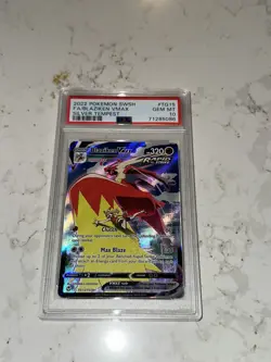 2022 Pokemon Sword & Shield Silver Tempest Blaziken VMAX #TG15 PSA 10 Gem Mint - Image 1