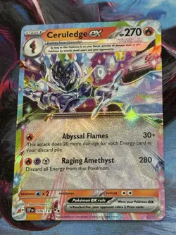 Pokemon Surging Sparks - #36/191 Ceruledge ex Double Rare Holo - Image 3