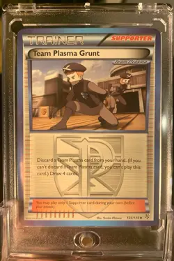 Pokemon TCG Team Plasma Grunt 125/135 Plasma Storm Trainer Supporter — English - Image 1